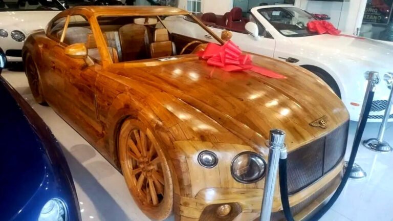 Ever Seen A Wooden Bentley Selling For Nearly $100K? Now You Have