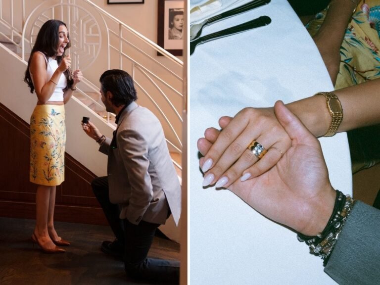 A couple went to Africa on their 5th date. Now they're engaged, and the bride-to-be has a custom ring that nods to that trip.