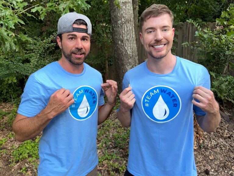 MrBeast is launching a clean water philanthropy project — a year after filing for a #TeamWater trademark
