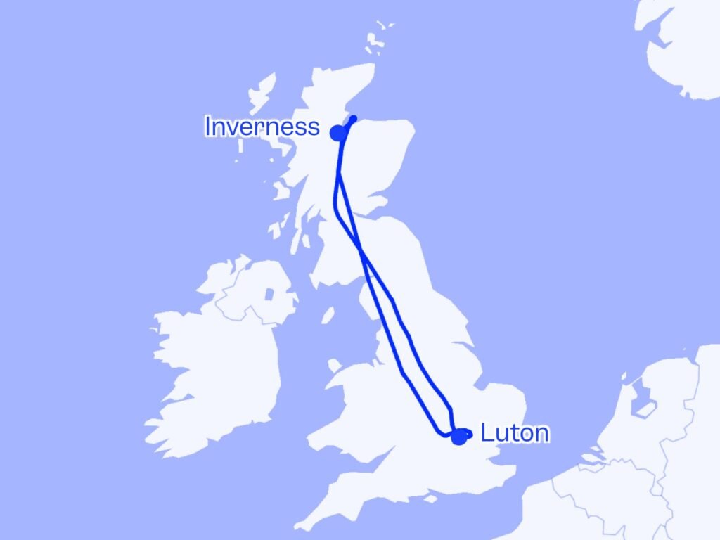 A plane coming in to land was forced to U-turn and fly 400 miles back to where it started in the middle of a major storm