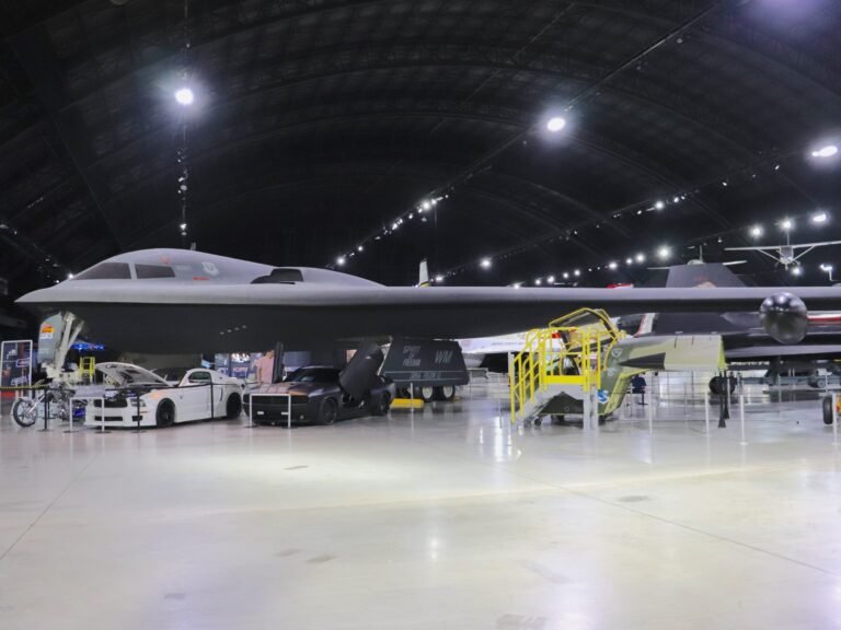 I visited the only B-2 stealth bomber on display in the world. Take a closer look.