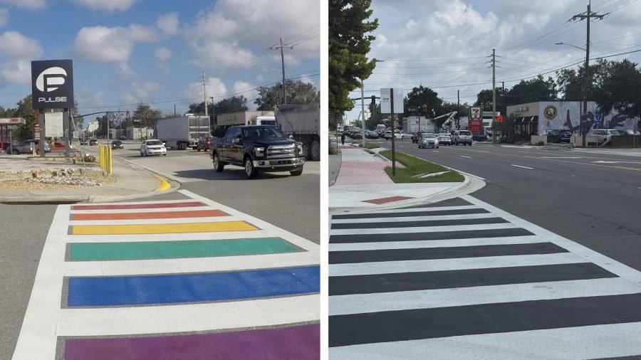 Florida removes rainbow crosswalk outside Pulse nightclub