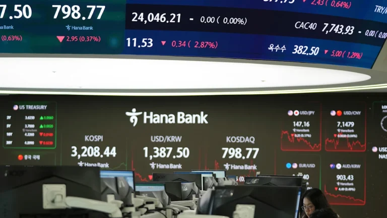 Global stocks are mostly down ahead of key U.S. inflation report