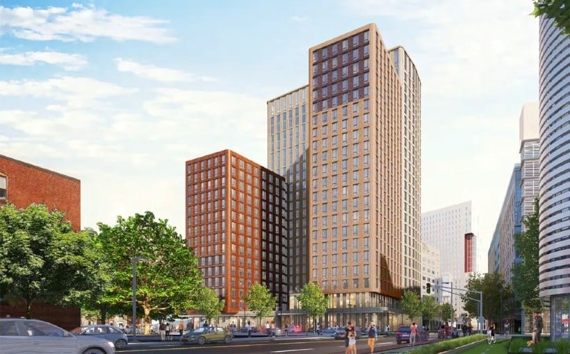 Construction Launches on Northeastern U.’s 23-Story Boston Dorm