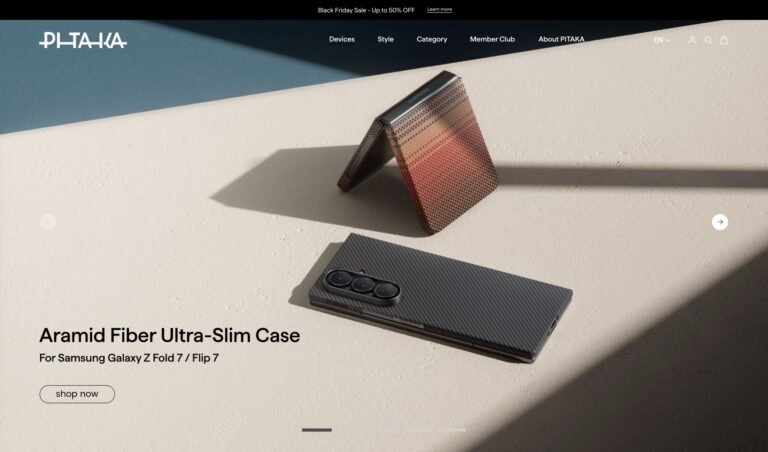 PITAKA’s New Galaxy Z Fold 7 Cases Are So Thin, You’ll Forget They’re There