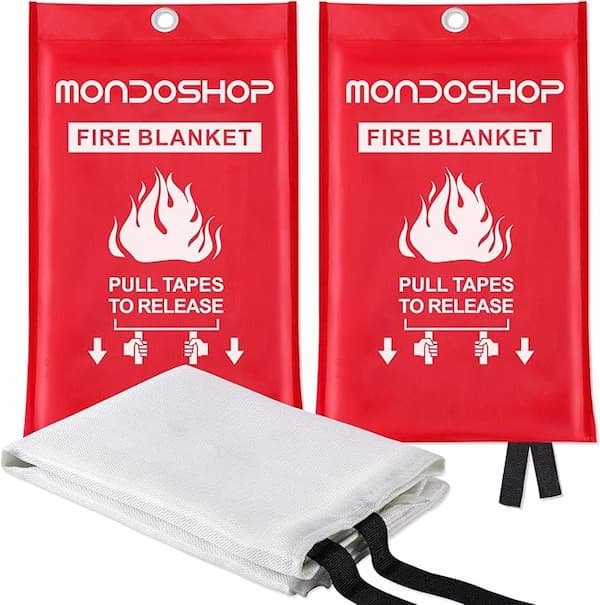 Emergency Fire Blankets 2-Pack only $8.99!