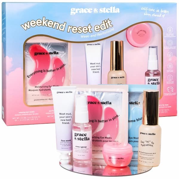 Grace & Stella Weekend Reset Edit Skincare Gift Set only $14.95 (Reg. $30!)