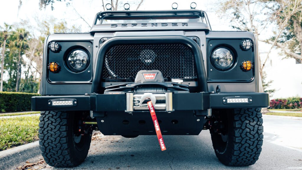 This Defender Looks Vintage Until You Step On The Pedal
