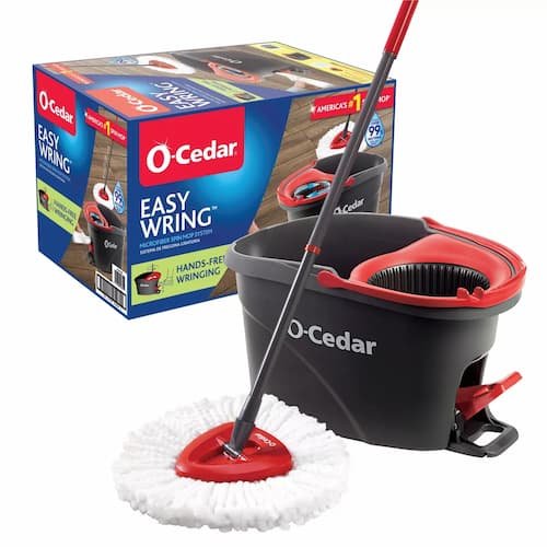 *RARE* O-Cedar EasyWring Microfiber Spin Mop & Bucket System only $21 shipped!