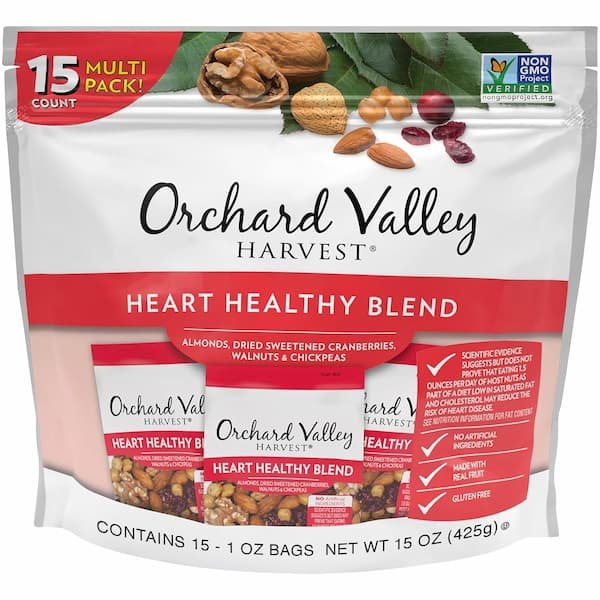 Orchard Valley Harvest Heart Healthy Blend 15-Count only $7.24 shipped!