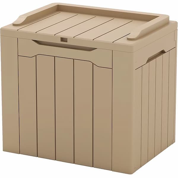 Patiowell 32-Gallon Plastic Storage Deck Box only $30.99!