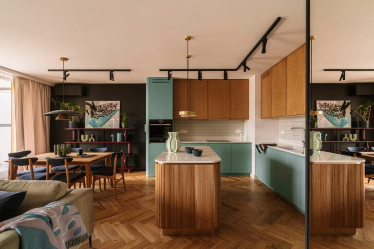Color Meets Character in This Retro-Inspired Kraków Apartment