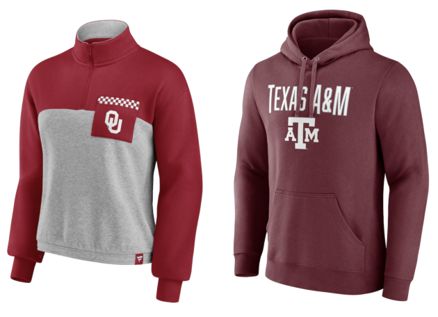 Fanatics NCAA Hoodies as low as $9.99! (Reg. $55)