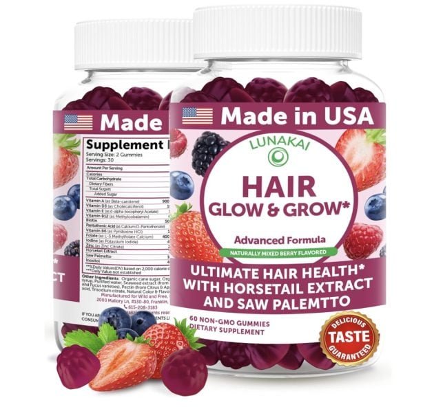 Super Hair Gummies, 60 ct only $12.97 shipped!