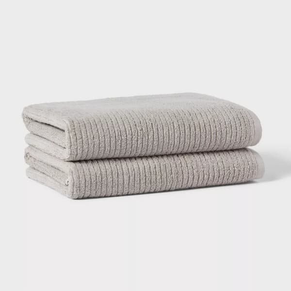 Threshold Quick Dry Ribbed Bath Towel Set 2-Pack only $7 at Target, plus more!