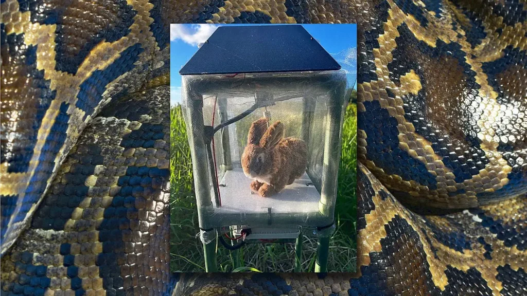 Officials in the Everglades are using these cute robot rabbits to combat invasive Burmese pythons