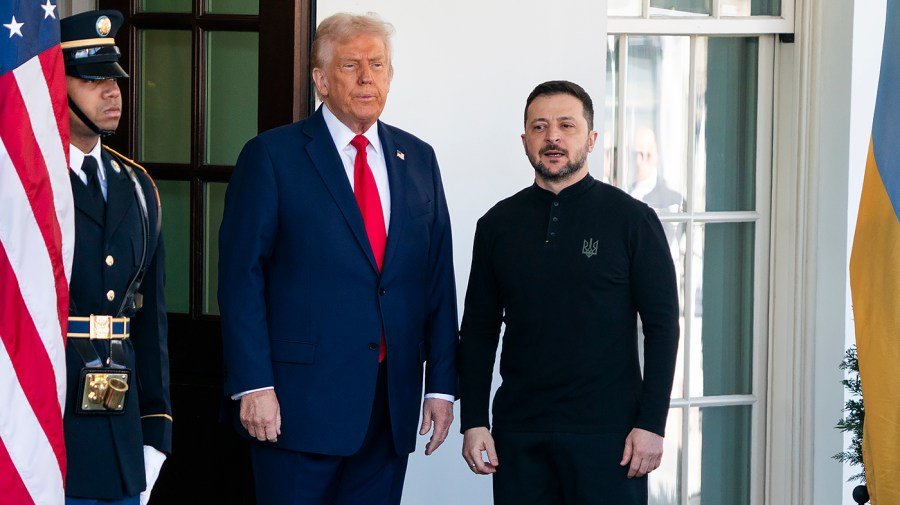 Here's Trump's schedule with Zelensky on Monday