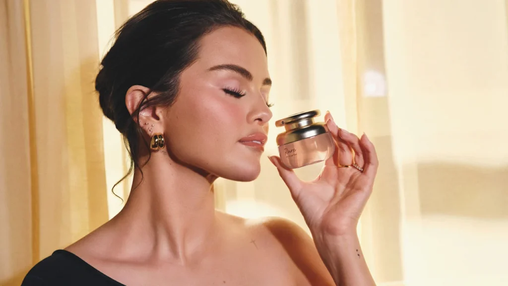 Luxury fragrance has a design problem. Rare Beauty has a fix