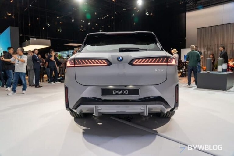 2026 BMW iX3 Photographed With New M Steering Wheel
