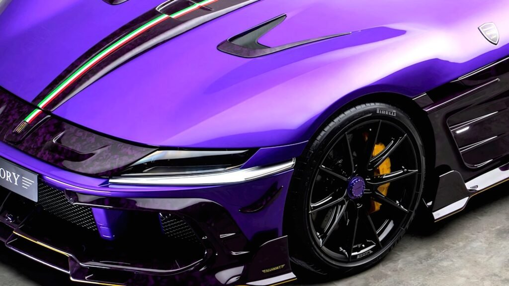 What’s Purple, Loud, And Laughs At Restraint? This Ferrari Has Answers