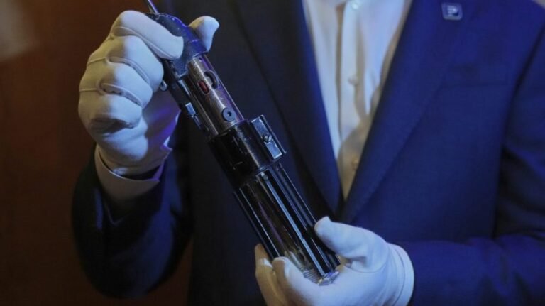 Darth Vader's lightsaber sells at auction for record-breaking $3.6M