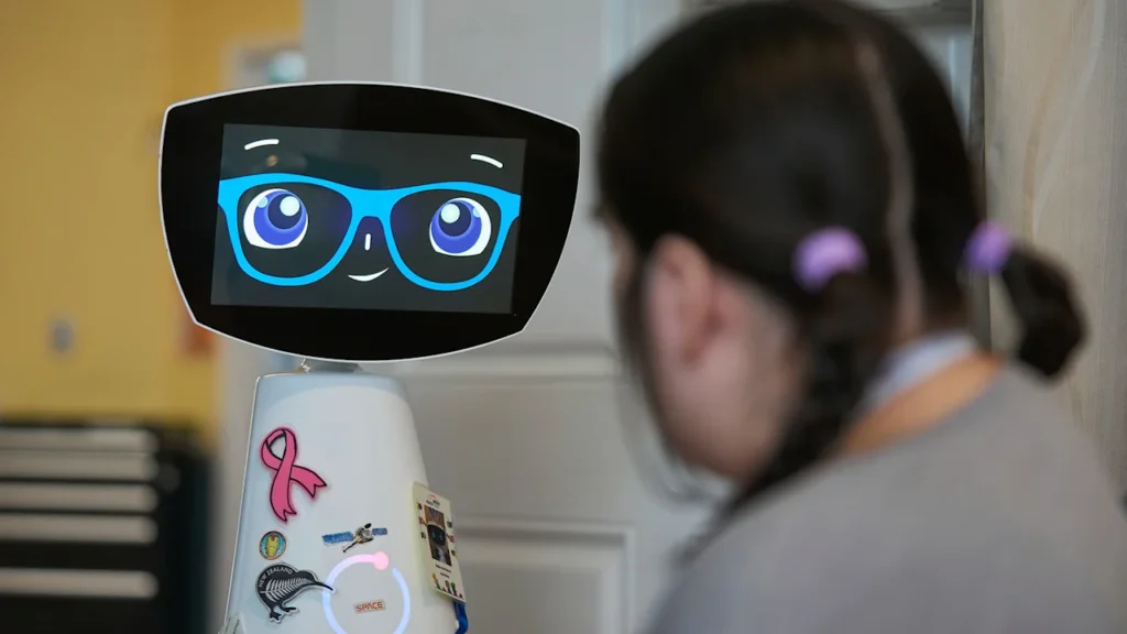 How this AI-powered robot was designed to soothe fear and loneliness in hospitals