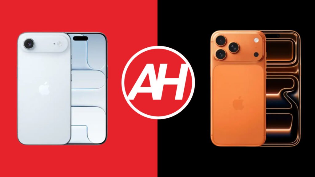 Phone Comparisons: Apple iPhone Air vs Apple iPhone 17 Pro Max