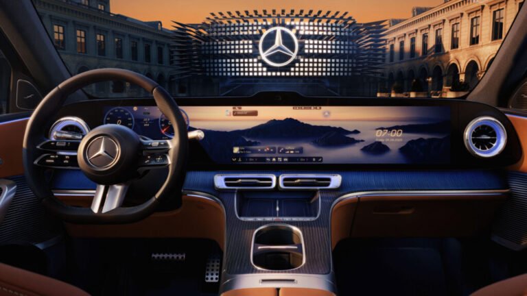 New Mercedes GLC EV’s 39.1-Inch Hyperscreen Display Is The Stretch Limo Of IPads
