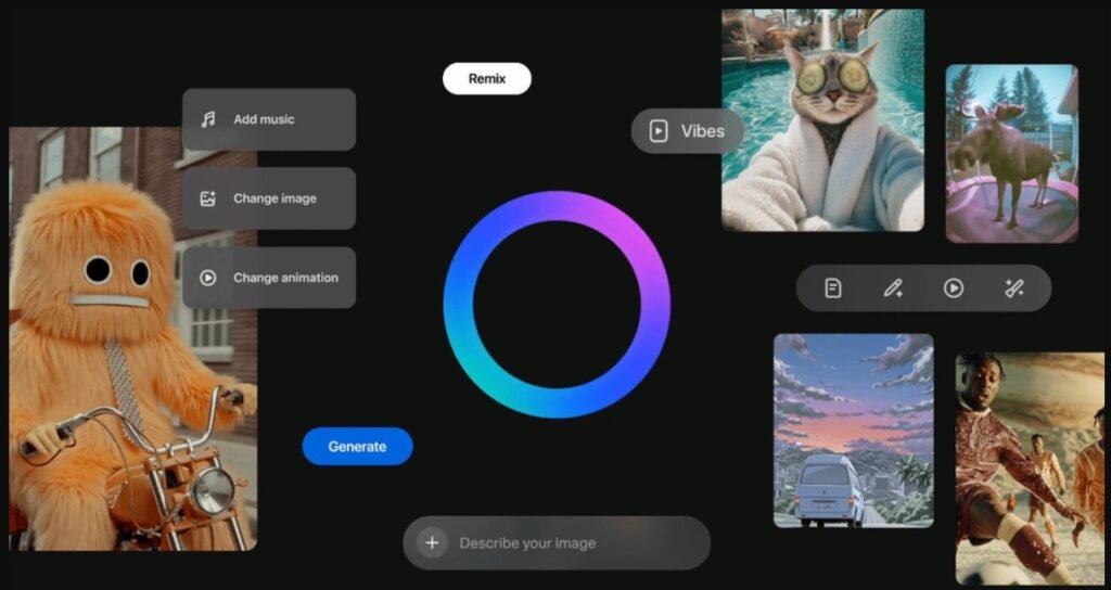 Meta Launches Vibes: a New AI Video Feed to Rival TikTok