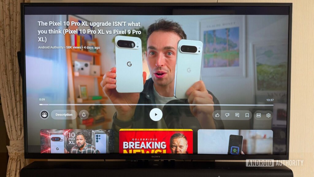 YouTube TV just got a brand-new look on Android TV devices