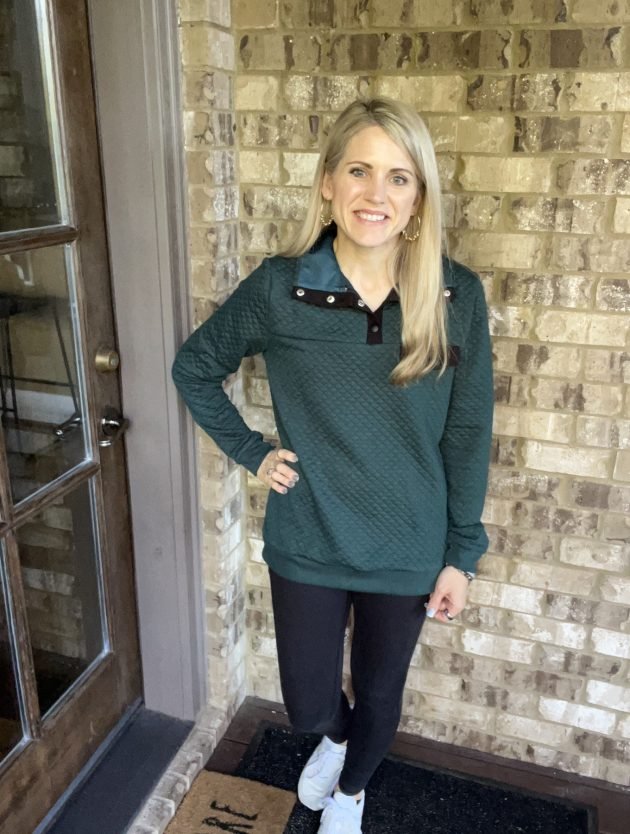 Women’s Quilted Lightweight Sweatshirt only $16.49!
