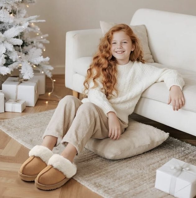 Dream Pairs Kid’s Fuzzy Slippers only $24.78!