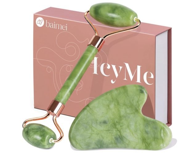 Gua Sha & Jade Roller Facial Tool only $5.99!