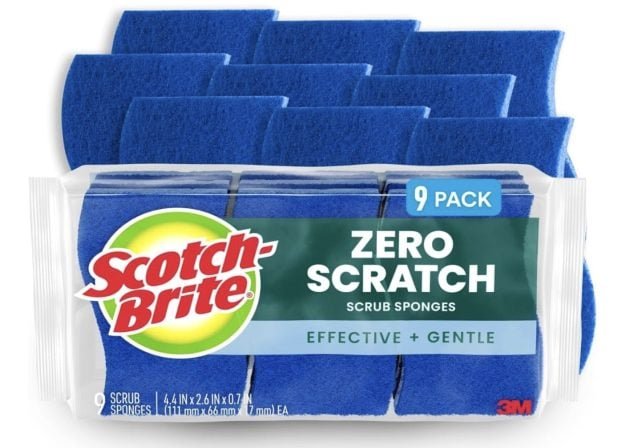 Scotch-Brite Non-Scratch Scrub Sponges, 9 count only $6.07 shipped!