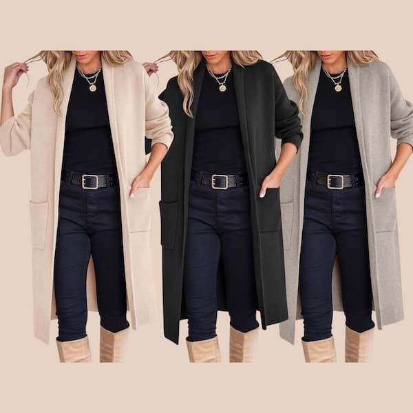 Women’s Duster Cardigan only $14.99!