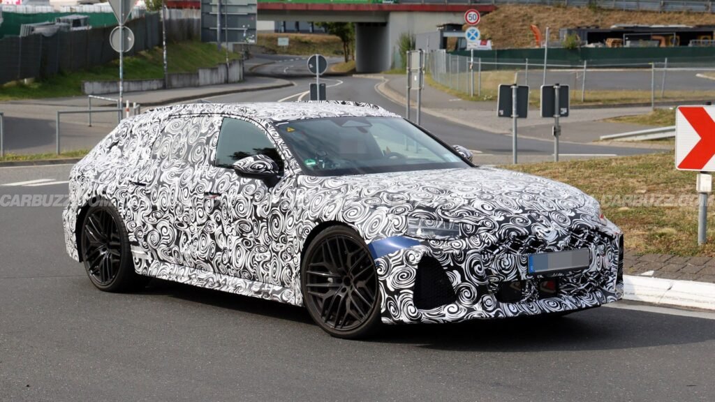 Audi RS6 Avant Spy Photos Catch New Superwagon Near The Nurburgring