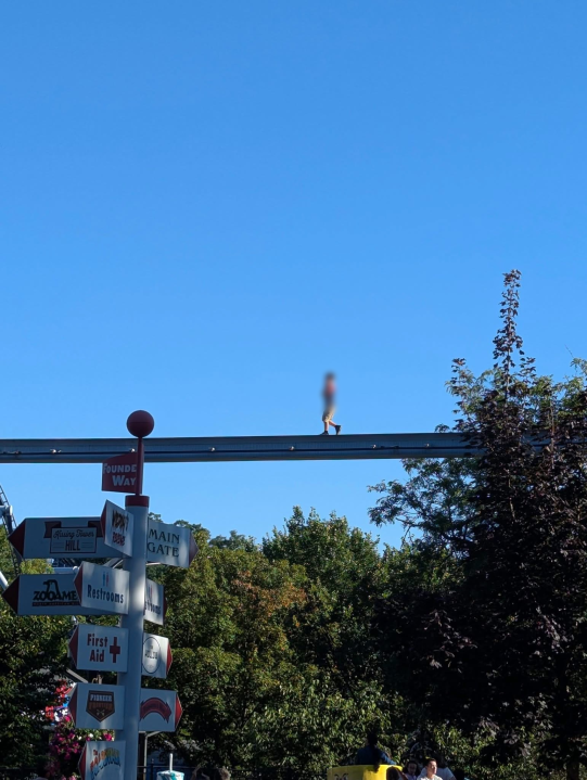 VIDEO: Young child rescued after walking along Hersheypark Monorail tracks