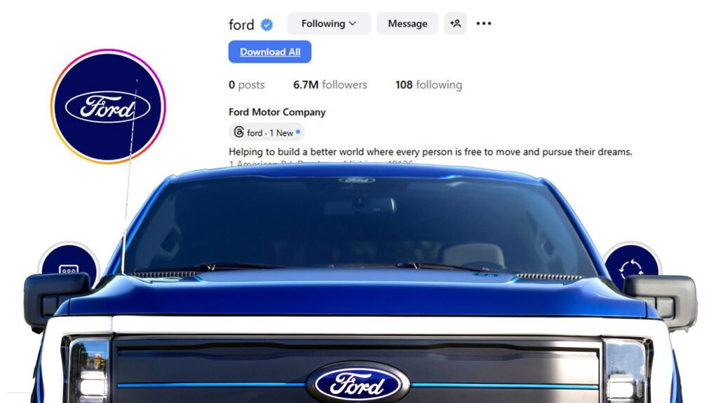 Ford Just Recalled All Of Its Instagram Posts And Nobody Knows Why