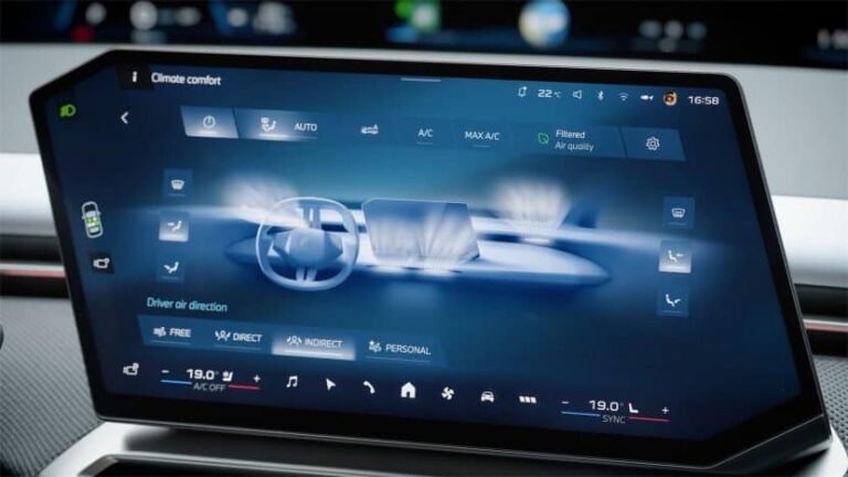 BMW iX3 Drops More Buttons: New iDrive X Climate Controls Go Fully Digital