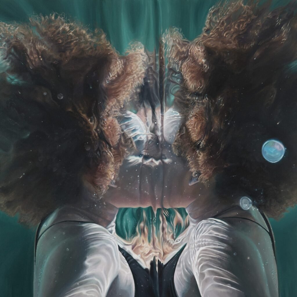 In Ethereal Paintings, Calida Rawles Plunges into the Dark Depths of Water