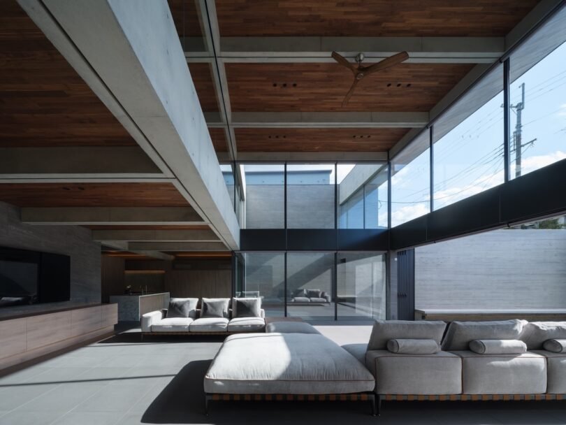 ELEMENT House Merges Concrete and Walnut in Contemporary Kyoto Design