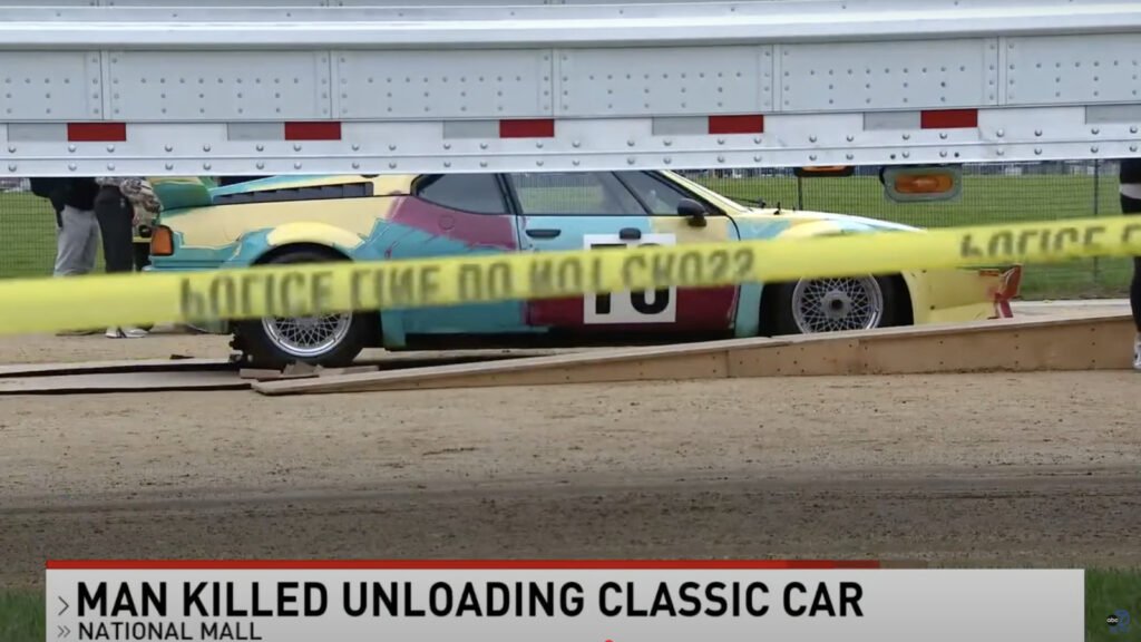 Delivery Driver Killed While Unloading Andy Warhol's BMW M1 Art Car In Washington, D.C.