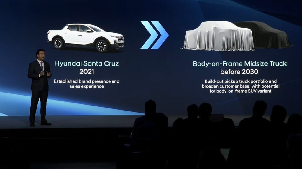 Hyundai Is Making A New Body-On-Frame Midsize Pickup For The U.S. That Could Be A Hybrid And Also Spawn An SUV