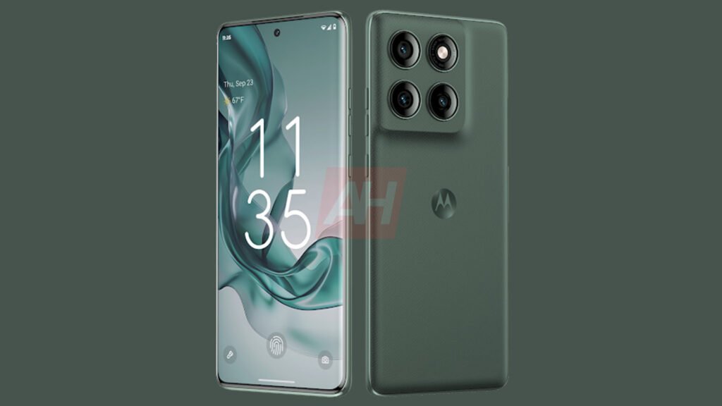 Motorola Edge 70 renders showcase the phone's glorious green hue