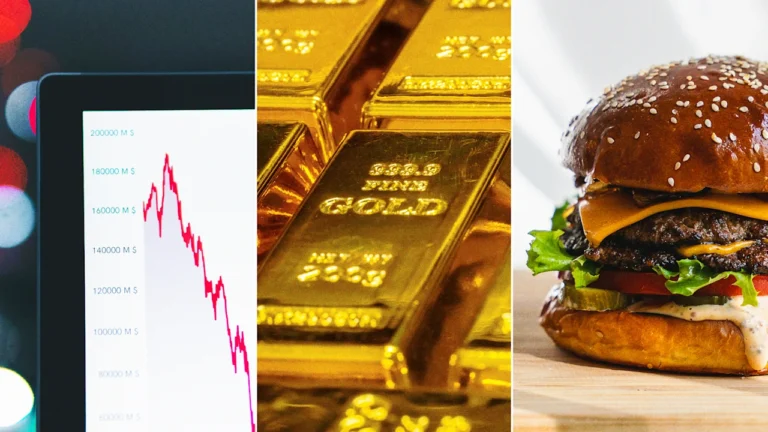 This week in business: Markets stumble, gold glitters, and burgers get cheaper