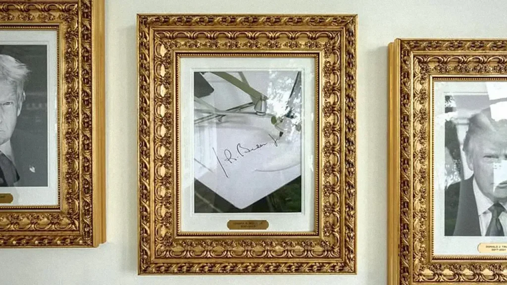 Here’s why Trump replaced Biden’s White House portrait with a picture of an autopen