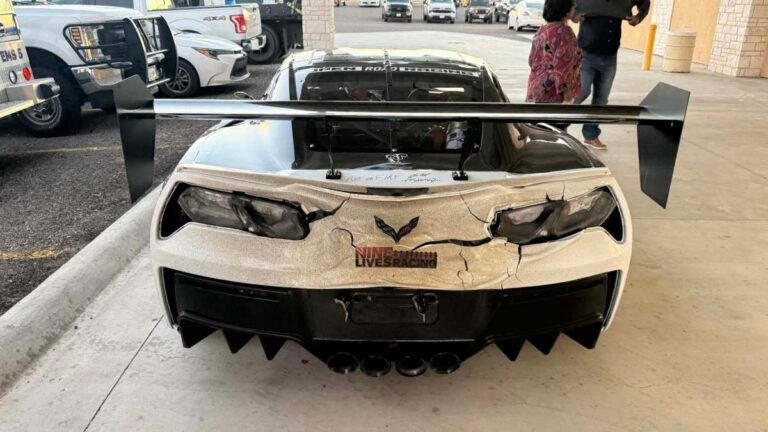 This Corvette ZR1 Was So Hot on Track, It Melted Itself
