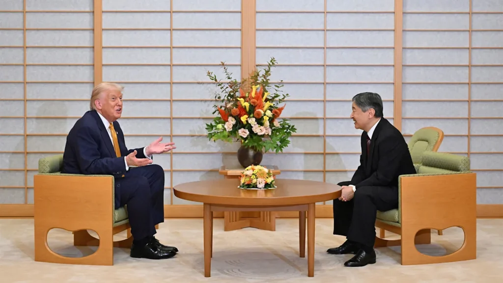 Trump receives royal welcome in Japan, the latest stop on a 5-day trip in Asia