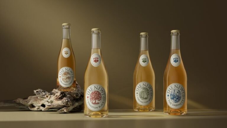 Here Design captures Somerset's orchard soul in The Newt's new Fine Cyder identity