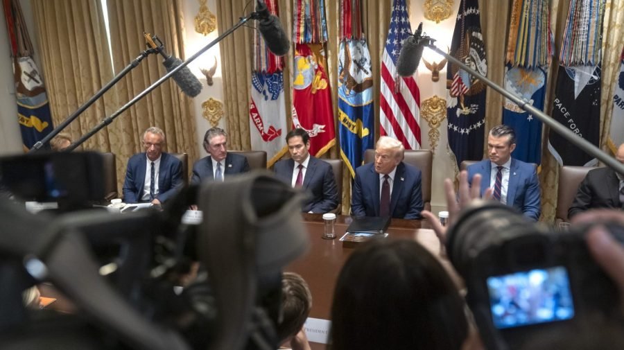 Watch live: Trump holds Cabinet meeting after breakthrough in Israel-Hamas negotiations